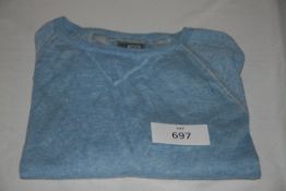 RAKE - sweater colour sky size m retail Â£245