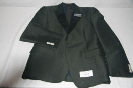 RAKE - colour green with dark lapels size 38