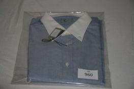 RAKE - shirt colour sky size 17 retail Â£125