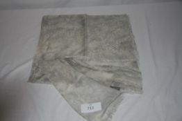 RAKE - lozenger scarf colour brown