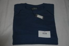 RAKE - cashmere sweatshirt colour blue size L retail Â£495