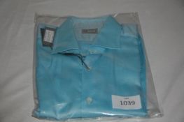 RAKE - shirt colour aqua size 16 1/2 retail £195