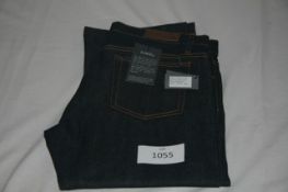 RAKE - jeans colour indigo size 36/35 retail £245