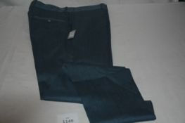 RAKE - trouserS colour denim b size 34 retail £295