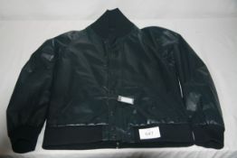 RAKE - senna-reversable kankaroo leather jacket colour navy size 38 retail Â£1995