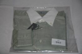 RAKE - shirt colour green size 15 1/2