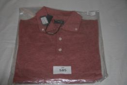 RAKE - polo jumper colour brick size xs retail Â£364