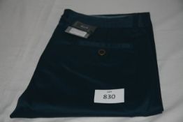RAKE - chino trousers colour navy size 32 retail Â£155