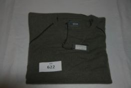 RAKE - cashmere sweatshirt colour green size XL retail Â£495