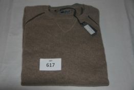 RAKE - cashmere sweatshirt colour brown size m retail Â£495