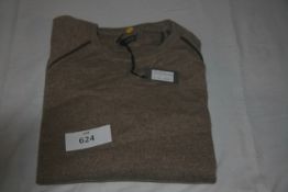 RAKE - cashmere sweatshirt colour brown size XL retail Â£495