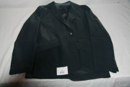 RAKE - kangaroo skin jacket colour black size 38 retail Â£1495