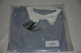 RAKE - shirt colour blue/white size 17