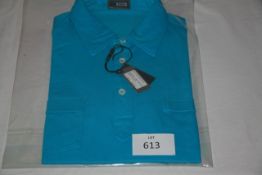 RAKE - shirt colour aqua size s retail Â£210