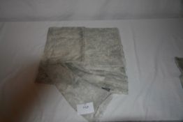 RAKE - lozenger scarf colour brown