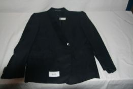 RAKE - 1 button shwl colr/silk facing colour navy size 42 retail Â£1695