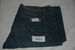 RAKE - jeans colour indigo size 31/34 retail £245