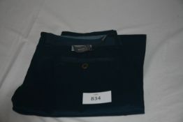 RAKE - chino trousers colour navy size 38