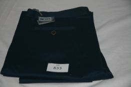 RAKE - chino trousers colour navy size 36
