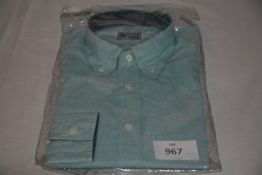 RAKE - shirt colour light blue size 15 1/2