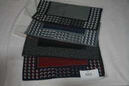 RAKE - pocket handkerchief x 4