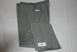 RAKE - trousers colour lt grey size 34 retail Â£295