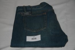 RAKE - jeans colour indigo size 32/34 retail Â£245