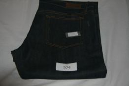 RAKE - jeans indigo size 38 retail Â£245