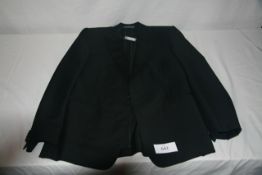 RAKE - 1 btn sb peak lapel jacket colour black size 42 retail Â£1645