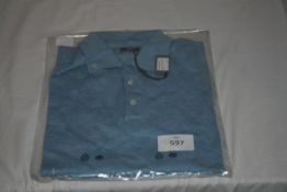 RAKE - polo jumper colour sky size L retail Â£364