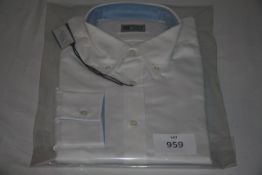 RAKE - shirt colour white size 17 retail Â£125