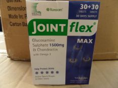 120 x Joint flex max. Glucosamine sulphate 1500mg and chondroitin with omega 3. Helps protects