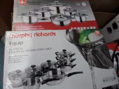 2 x Pan sets to include 1 x 12 piece high quality cookware set by royal line switzerland and 1 x