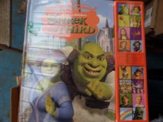 36 x Dream Works Shrek the third musical sound books. Price Marked t $15.95! Total RRP $574.20!