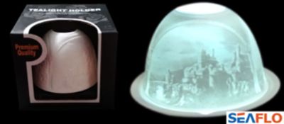 x50 - BRAND NEW Beautifully Designed White Porcelain Candle Holders. Illuminates a Picturesque