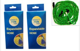 75ft Expanding Hoses (20pcs) - Brand New Colour: Green  -Soft, strong & durable -Expands up to three