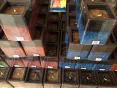 x75 - Square Coffee+Colour Scented Candles - Various Colours/Scents - AR5399 - 75mm x 95mm High