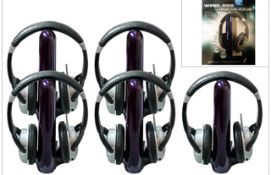 6 in 1 Wireless Headphones (20pcs) - Brand New