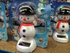 x150 - Dancing Solar Snowmen - AR14197 - BRAND NEW