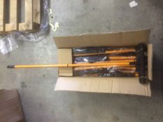 60 Rubber Brooms - BRAND NEW - Colour: Yellow/Black - Great for many types of floor - Great for