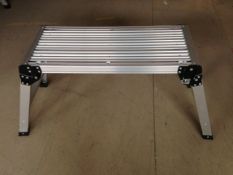 x5 - Work Platforms - BRAND NEW - Fold away legs - Made from strong lightweight aluminium - 115kg