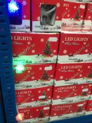 X40 - LED Christmas Light Sets - Pine Cone/Christmas Tree Design - Boxed BRAND NEW