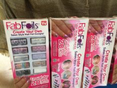 x40 - Fabfoils - Nail Foil Kits - AR14180 - BRAND NEW