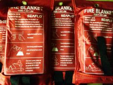 x50 - 1.0m x 1.0m Fire Blankets.  BRAND NEW