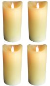 x40 - MOVING FLAME WAX CANDLES - BRAND NEW - BOXED - Size: 75mm x 150mm - paraffin wax - LED - FLAME