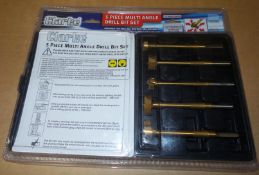 5pc multi angle drill Bit set