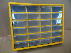 Clarke Storage 24 drawer Plastic