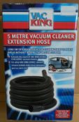 A 5m vacuum cleaner extension hose suitable for the Clarke CVAC20PR2 cleaner.