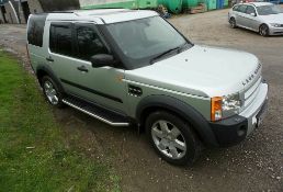 2004 DISCOVERY 3 HSE AUTO IN SILVER WITH BLACK LEATHER