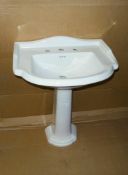 Victorian style sink with Three tap hole's these are made in the UK with a RRP of £439 each